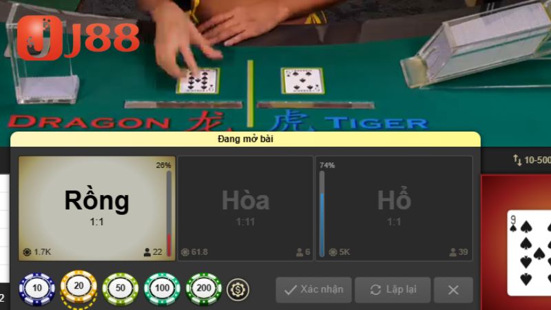 Bật mí mẹo chơi game bài rồng hổ online