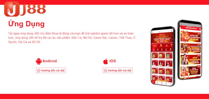 Hướng dẫn tải App J88